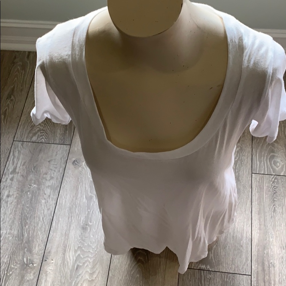 White Lacey Top